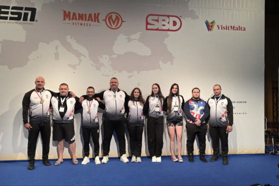 SRBI POKORILI MALTU: Veliki uspeh na Evropskom prvenstvu u disciplini benč pres