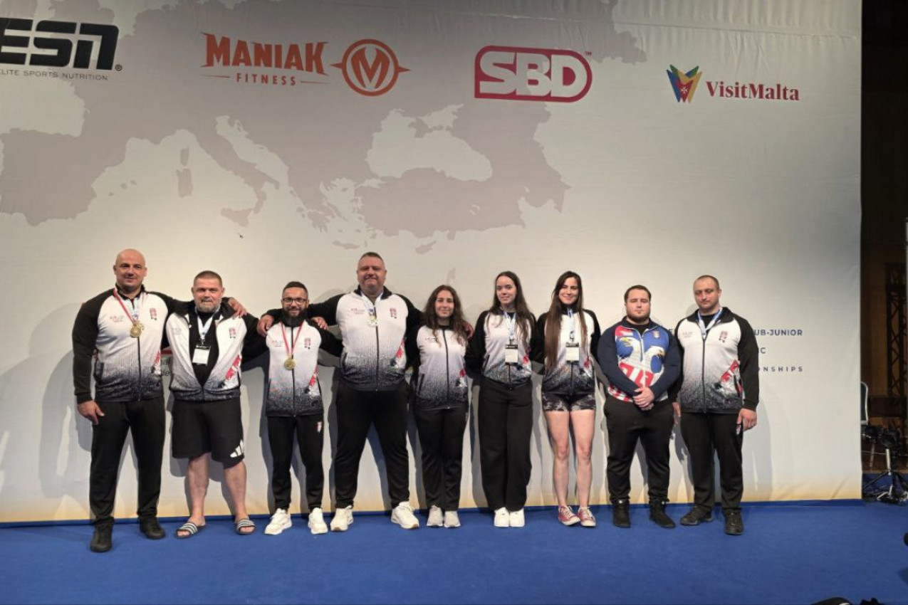 SRBI POKORILI MALTU: Veliki uspeh na Evropskom prvenstvu u disciplini benč pres