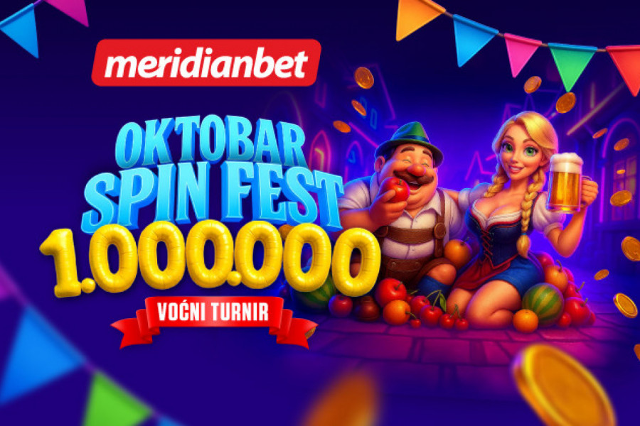 OKTOBAR SPIN FEST U NEODOLJIVOM IZDANJU: Zagrizi omiljene voćkice i osvoji milionske dobitke!