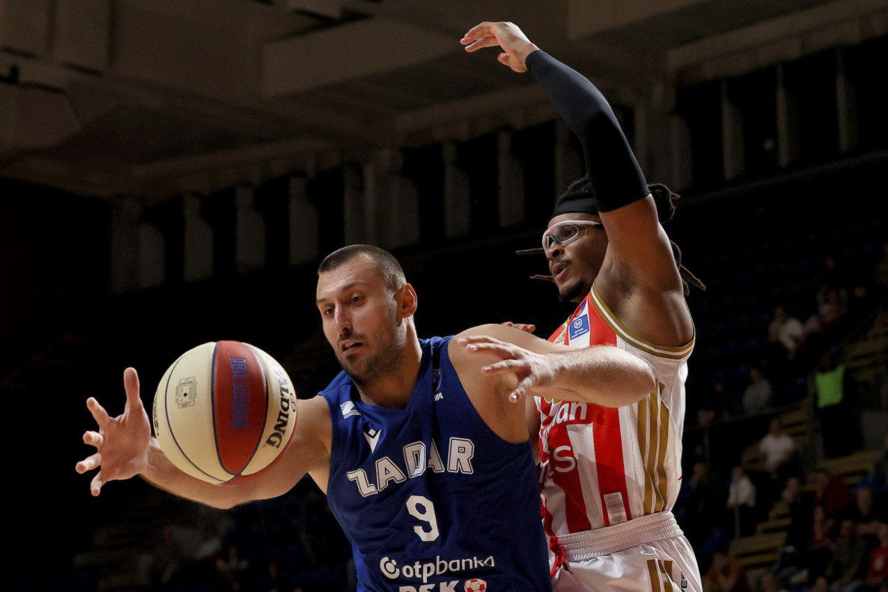 TEŽAK PORAZ ZVEZDE MERIDIANBET! Zadar slavio u Beogradu, crveno-beli tonu sve dublje!