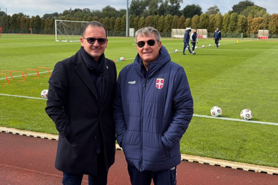 PIKSI I MIJAT PONOVO ZAJEDNO: Čelnik Partizana uz selektora Srbije