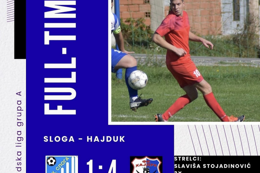 SLOGA BEZ REŠENJA ZA SLAVIŠU STOJADINOVIĆA: Hajduk izvojevao pobedu na pogon strelca het-trika
