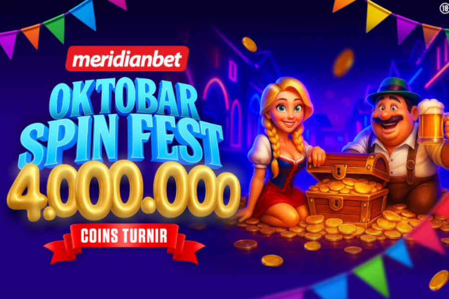 NOVIH MILION DINARA JE U IGRI: Oktobar spin fest se nastavlja i donosi coins turnir