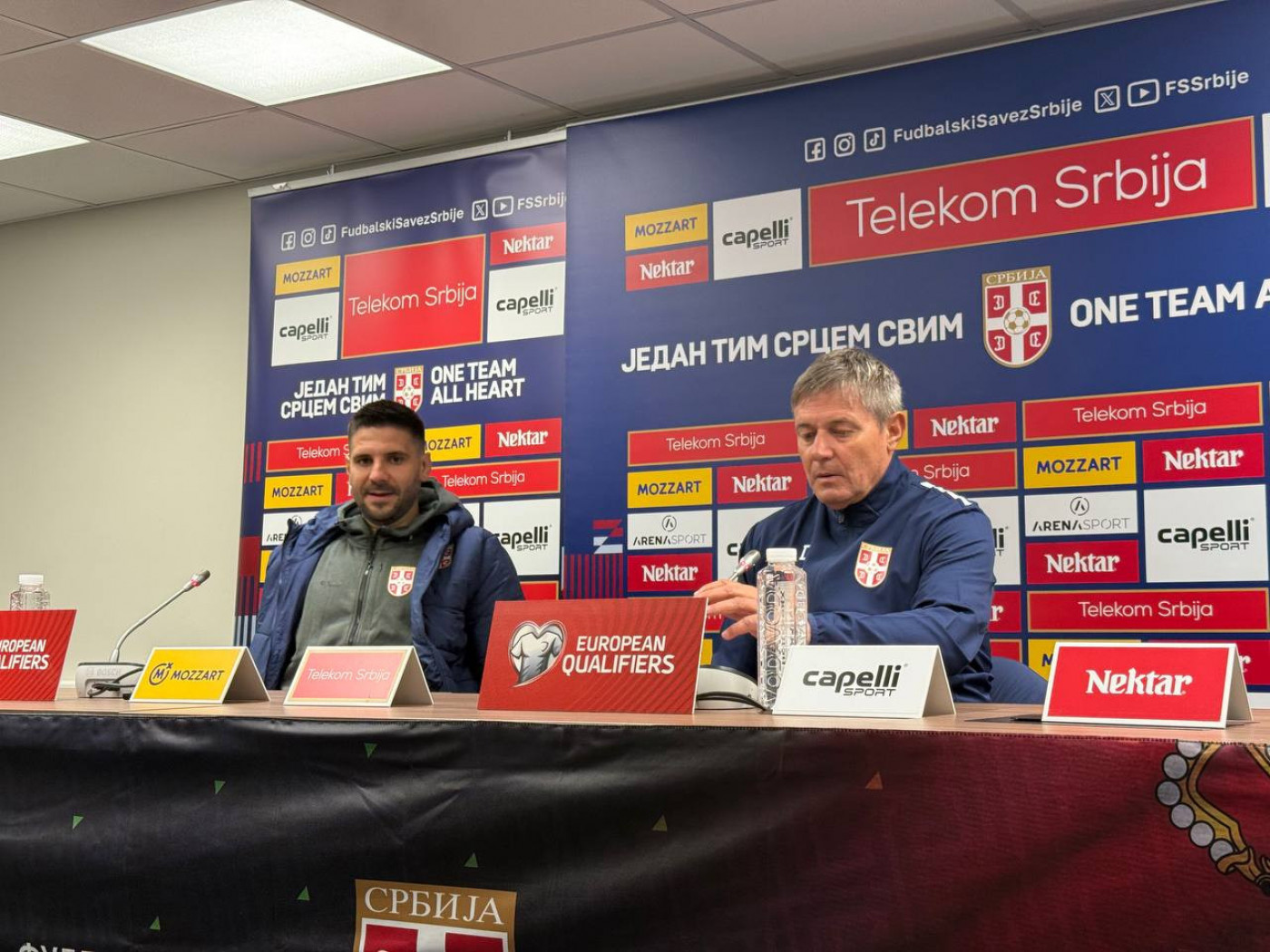 Konferencija selektora Stojkovića pred duel Srbije i Albanije