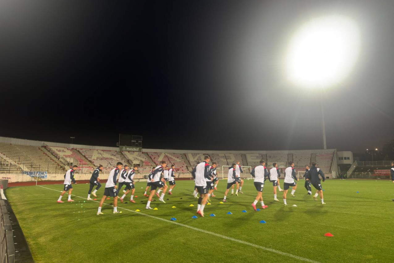 "ORLOVI" RASPOLOŽENI DOČEKUJU ALBANIJU! Piksijevi puleni spremaju PAKLENU taktiku, jedan je posebno raspoložen! (VIDEO)