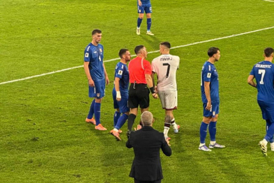 FRKA U LESKOVCU: Prvi sukob na meču Srbije i Albanije! (FOTO, VIDEO)