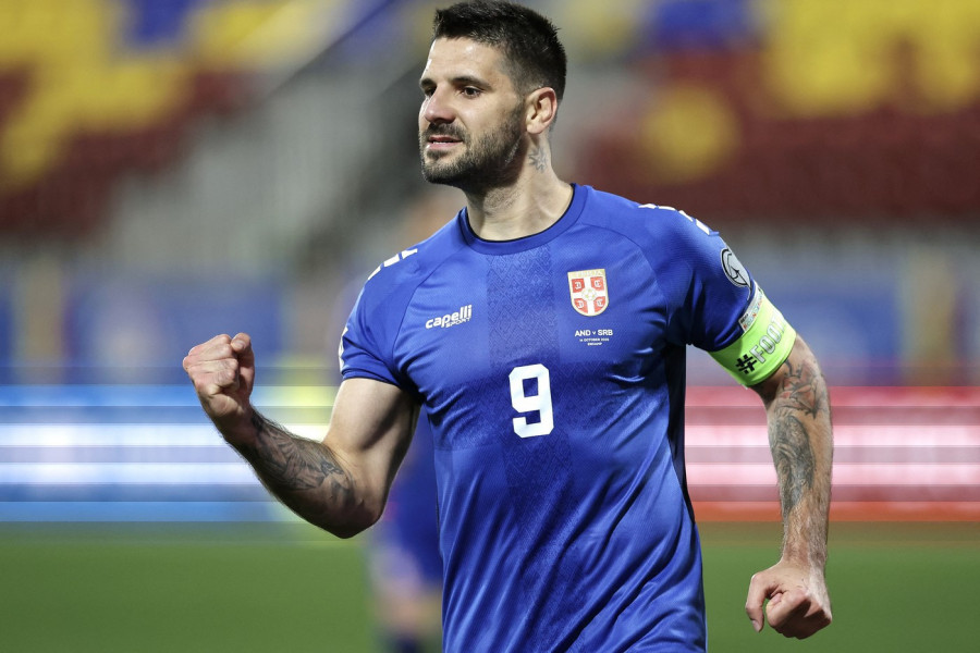 Detalj sa meča Srbije