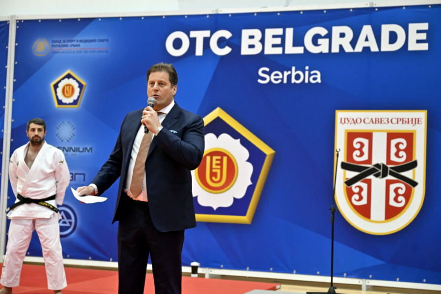 POTPREDSEDNIK DŽUDO SAVEZA SRBIJE STOJAN VUJKO SVEČANO OTVORIO OTC U BEOGRADU!