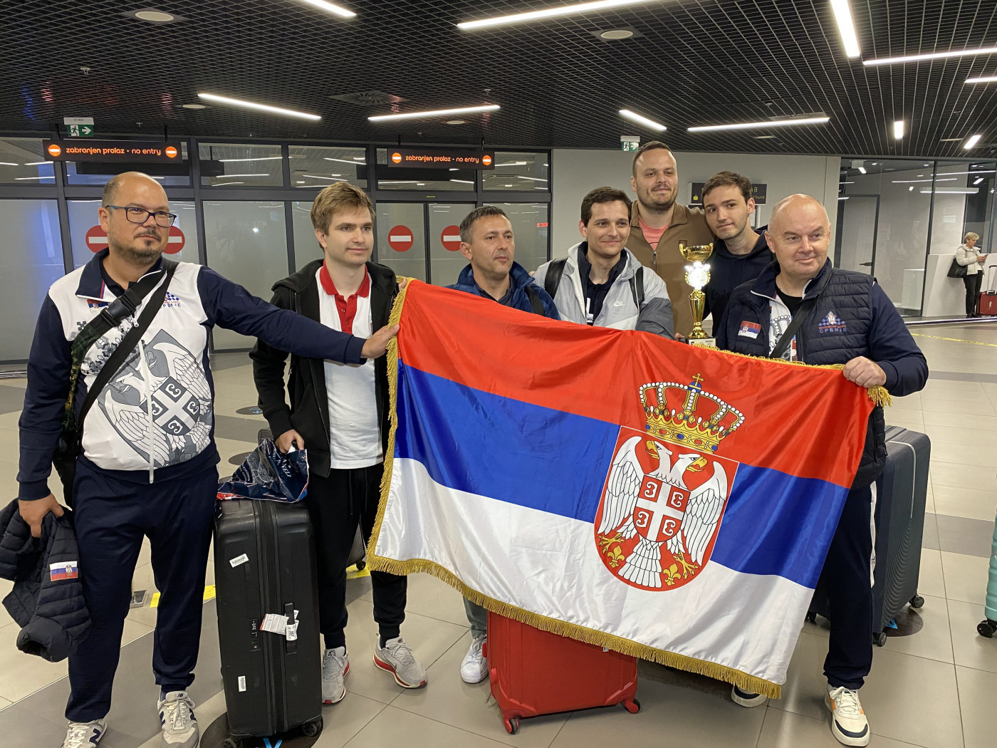 Dočekali smo srpske šahiste posle bronzane medalje na Evropskom prvenstvu