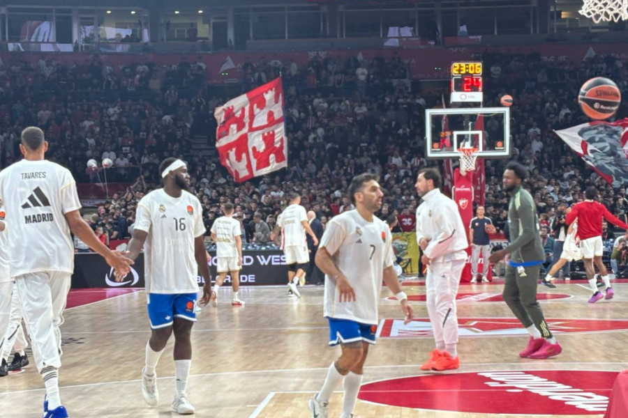 DOBRO DOŠLI U PAKAO: Igrače Real Madrida dočekala neprijatna atmosfera pred meč sa Zvezdom Meridianbet! (VIDEO)
