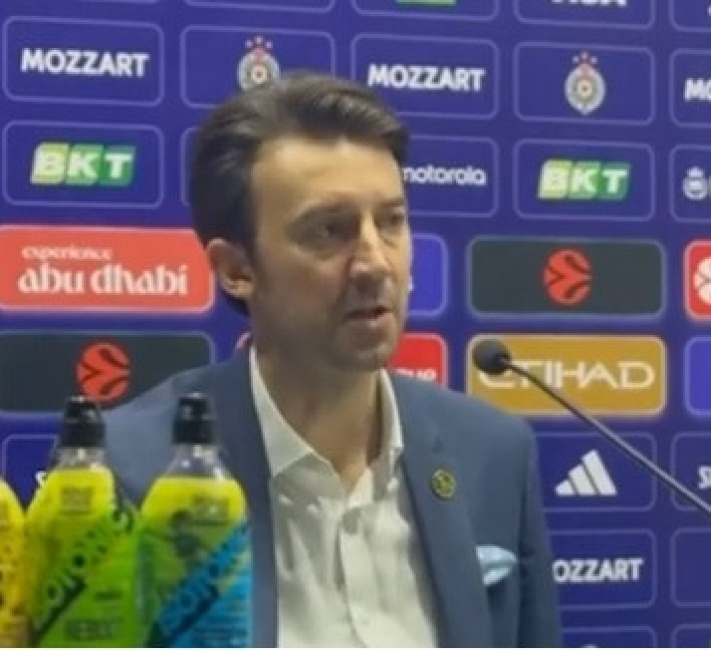 Frančesko Tabelini posle teškog poraza Partizana u Beogradskoj areni!