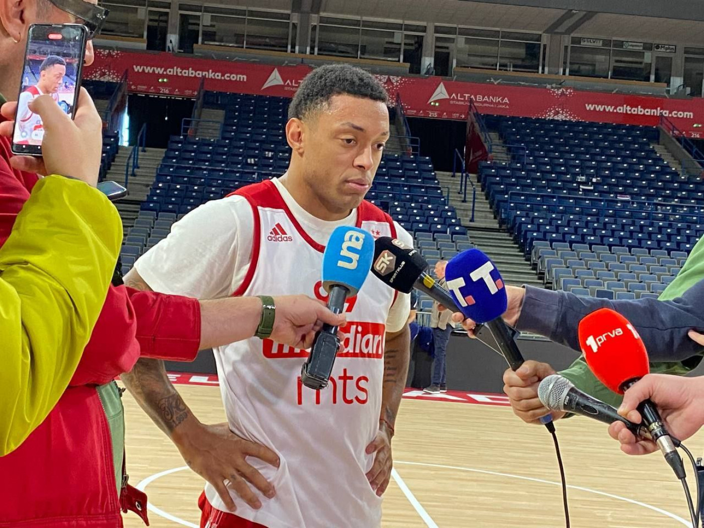 Zvezdin Brazilac Jago dos Santos pred gostovanje Asvela