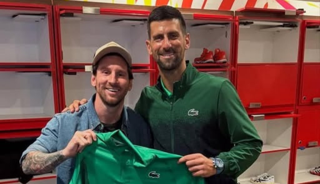 ĐOKOVIĆ JE TENISKI DŽORDAN: Mesi se poklonio Novaku, spomenuo Maradonu, ali i Federera i Nadala