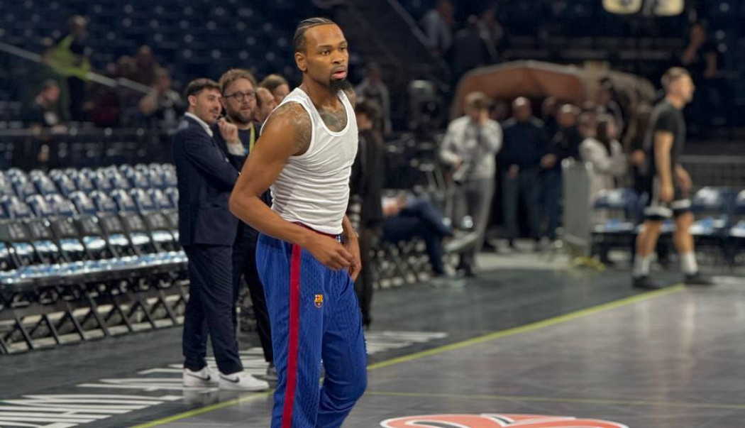 GROBARI, LEPO LI JE VIDETI GA OPET? Panter maksimalno naoštren, pogledajte šta radi pred početak meča u Areni! (VIDEO)