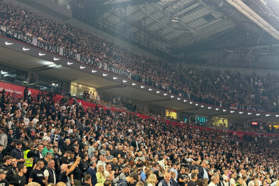 NEMA GDE IGLA DA PADNE: Grobari večeras za čistu desetku, Arena je doslovno rečeno KRCATA! (FOTO)