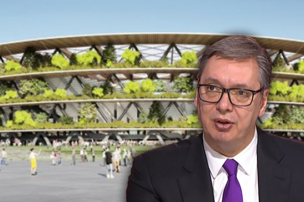 UOČI KANDIDATURE ZA FINALE LIGE EVROPE: Predsednik Vučić obilazi gradilište Nacionalnog stadiona!
