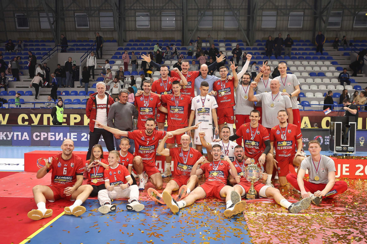 ČISTA DOMINACIJA ZA PRVENAC! Radnički nadigrao Partizan u Rumi i PODIGAO PEHAR Superkupa!