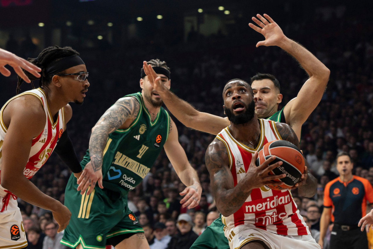 NEMA LEKA ZA ZVEZDU MERIDIANBET: Panatinaikos smrvljen u krcatoj Beogradskoj areni!