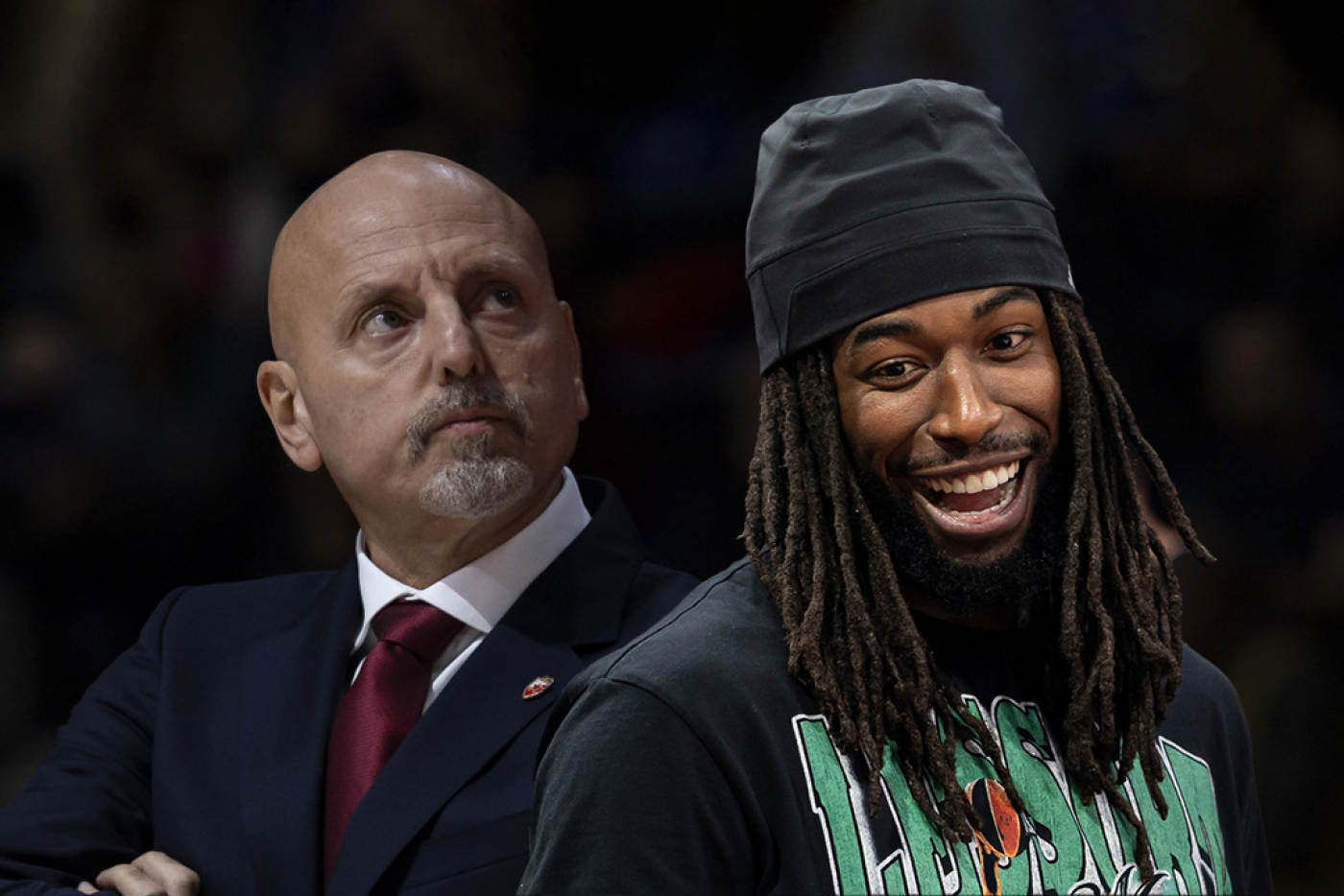 Saša Obradović i Matijas Lesor ćaskali posle meča u Areni