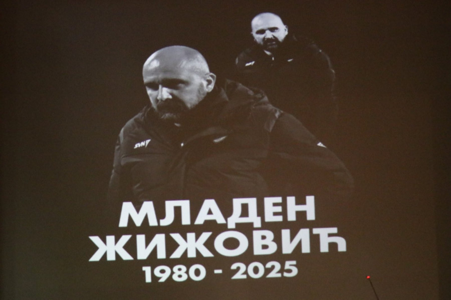 DA VAM SRCE PUKNE: Prijatelj Mladena Žižovića se poslednji put oprostio od trenera (VIDEO)