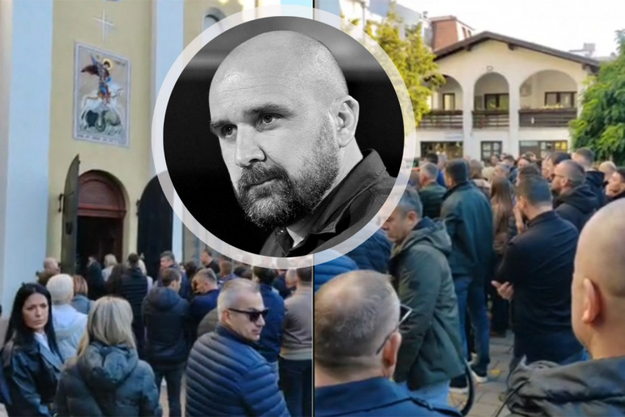 SAHRANA MLADENA ŽIŽOVIĆA: Teške scene u Bijeljini, reke ljudi se sjatile da mu odaju poštu! (FOTO, VIDEO)