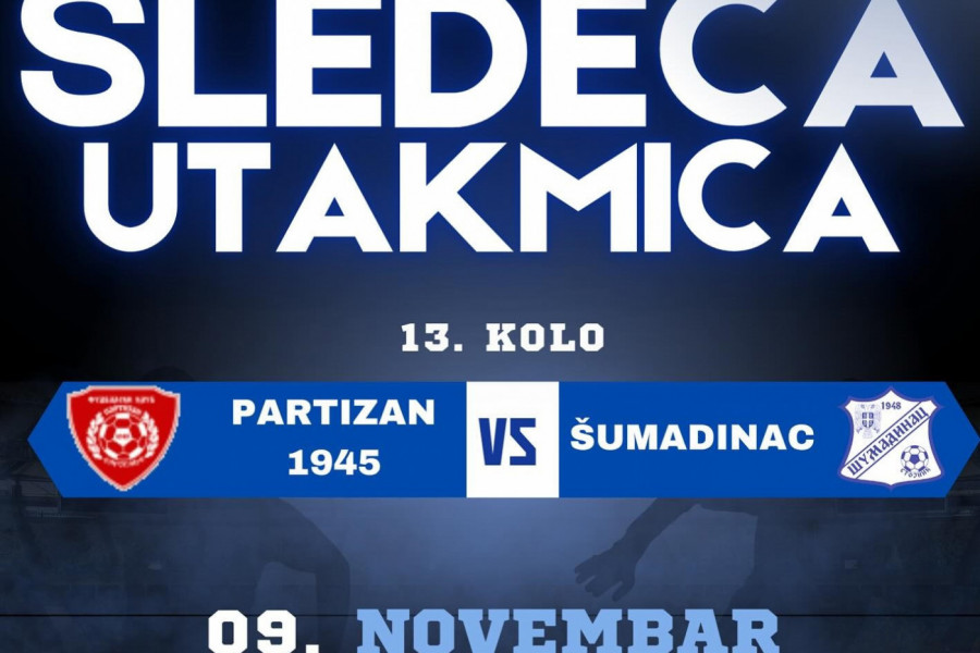 LOKALNI RIVALI SPUŠTAJU ZAVESU NA PRVI DEO SEZONE: Šumadinac ne želi bez pobede u gostima da utone u zimski san