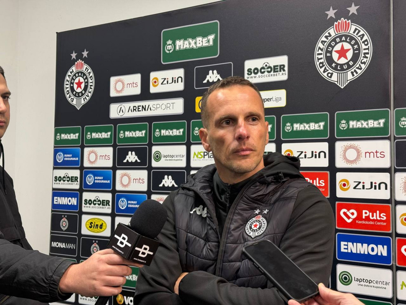 Marko Jovanović nakon Partizanove pobede protiv Novog Pazara