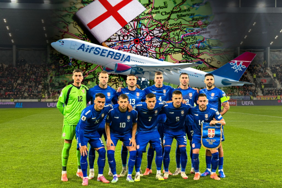 IZNENAĐENJE: Srbija igra u Londonu, ali sleće u potpuno drugi engleski grad!
