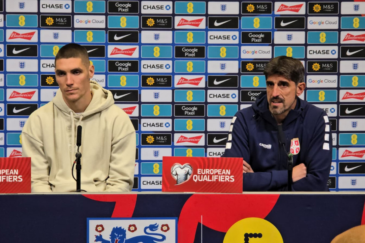 KONFERENCIJA ZA MEDIJE VELJKA PAUNOVIĆA: Bleki Milenković i selektor Srbije poslali moćnu poruku pred duel sa Englezima! (VIDEO)