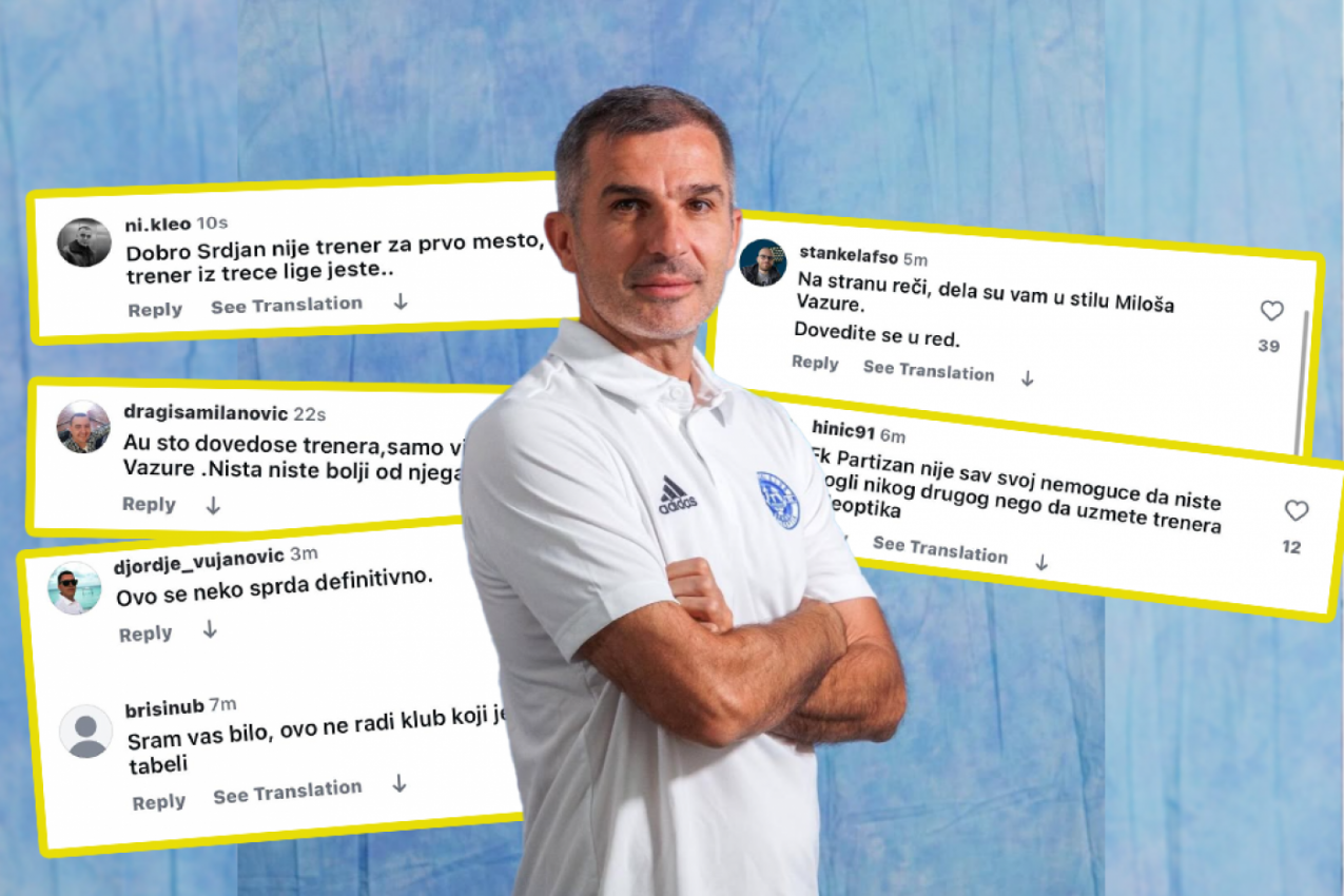 "SRAM VAS BILO, OVO NE RADI KLUB KOJI..." Grobari BESNI KAO PSI zbog novog trenera Partizana! (FOTO-GALERIJA)