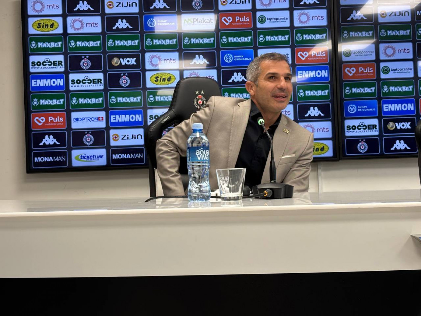 Predstavljen novi trener Partizana Nenad Stojaković