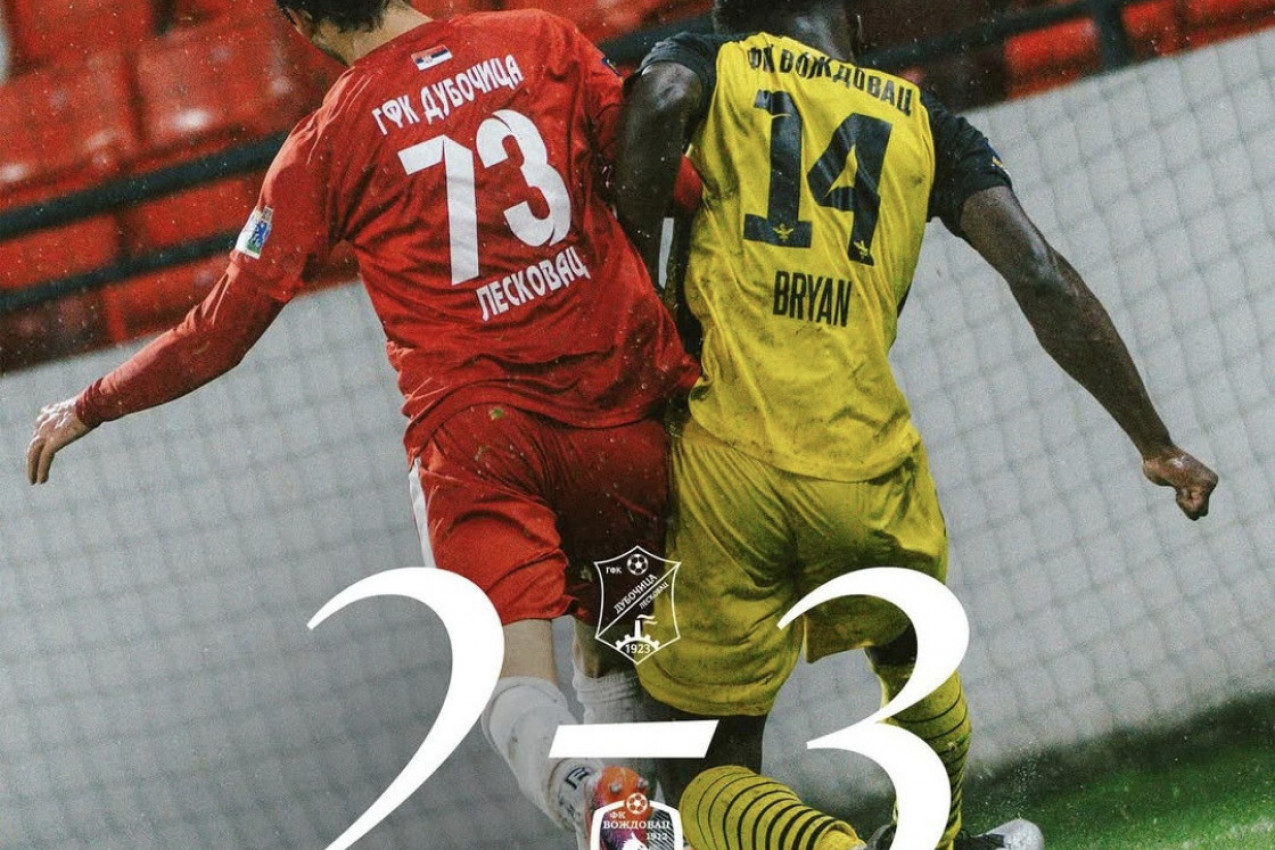 ZMAJEVI SE RADOVALI U MEČU PUNOM UZBUĐENJA: Leskovčani dva puta stizali zaostatak, ali ostali bez boda