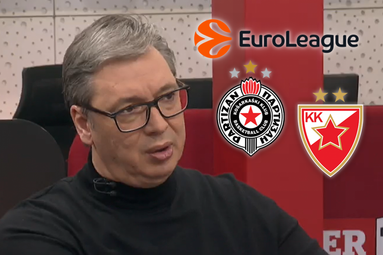 ZVEZDA MOŽE DO FINALA EVROLIGE: Predsednik Vučić govorio o srpskim klubovima u elitnom takmičenju!