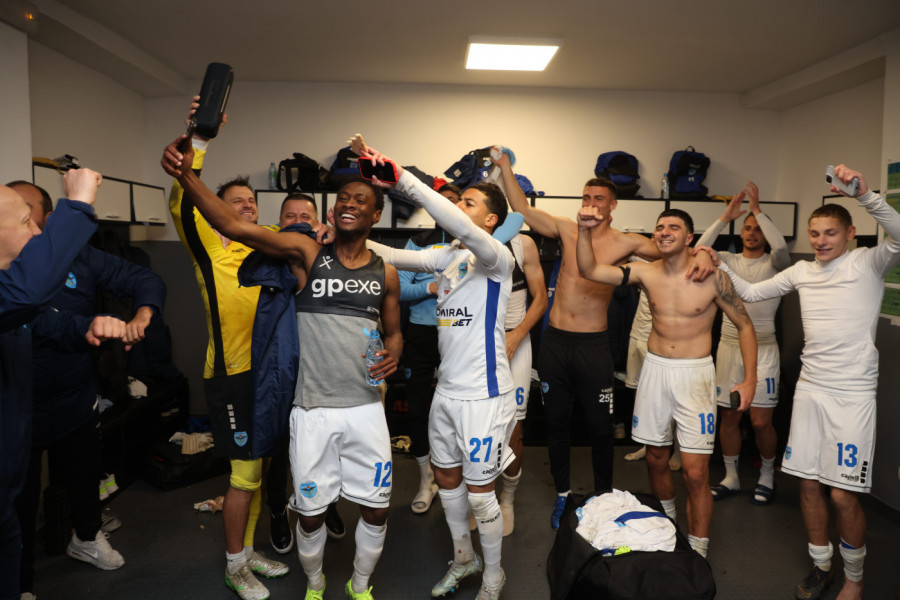 SLAVLJE ŽELEZNIČARA: Cela svlačionica Partizana je ODJEKIVALA posle poraza crno-belih! (VIDEO)