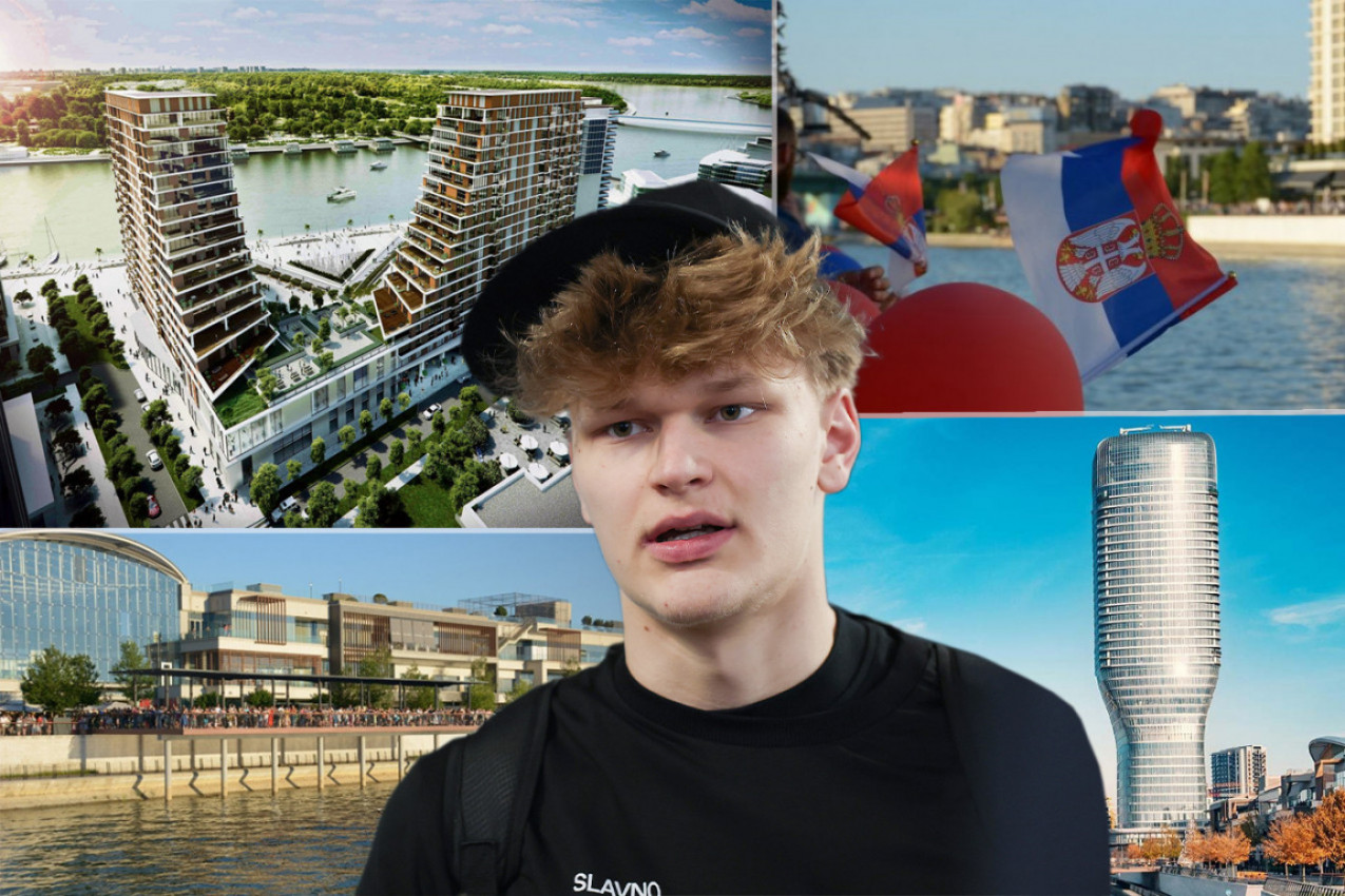 SVE PRŠTI KOD MURINENA: Pogledajte stan u Beogradu na vodi u kojem živi košarkaš Partizana (VIDEO)