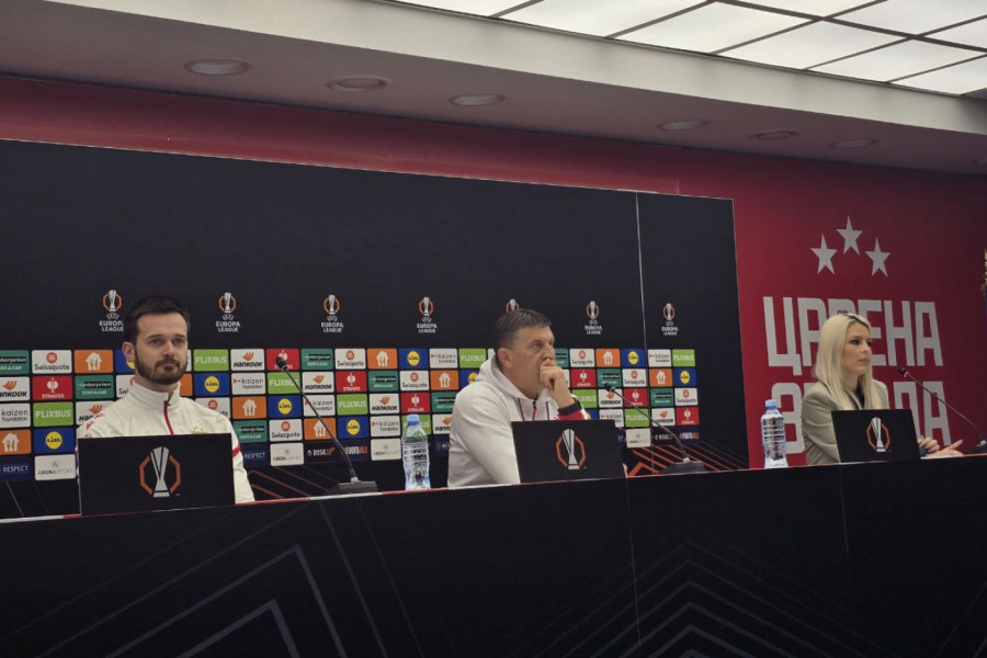 PRED NAJBITNIJI MEČ CRVENE ZVEZDE: Pratite uživo obraćanje Vladana Milojevića pred FCSB!