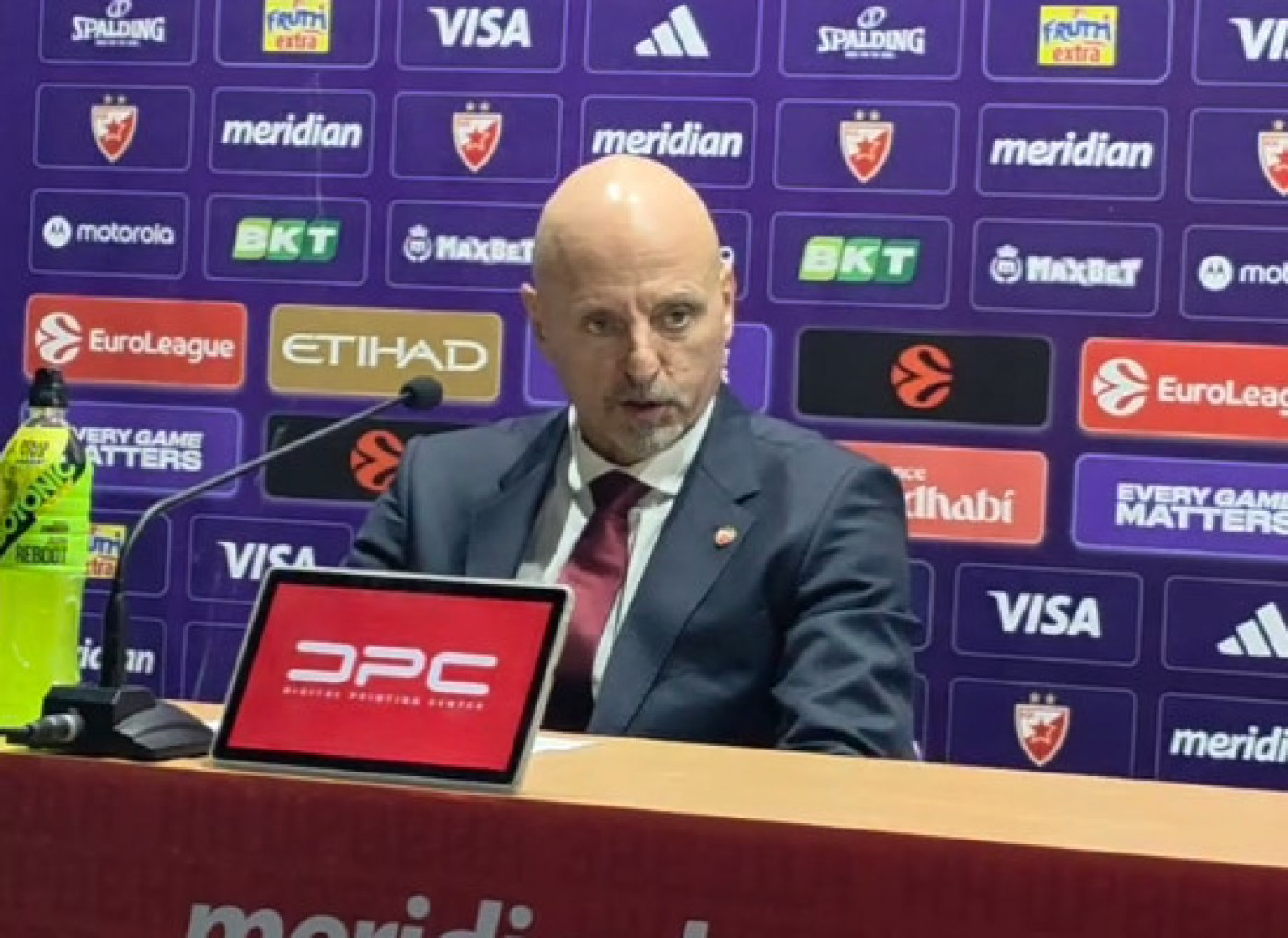 Obradović posle poraza od Partizana