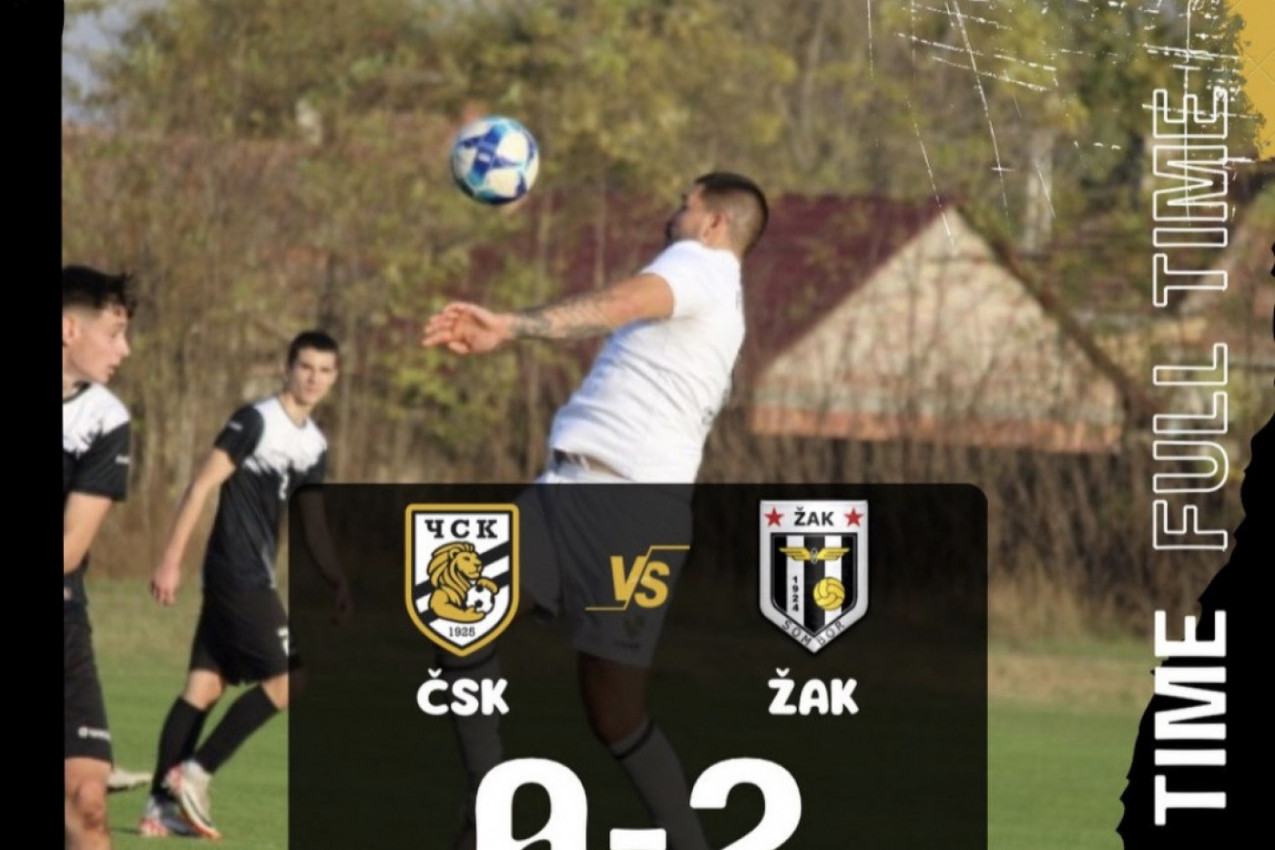 DESETKOVANI ČSK NIJE MOGAO PROTIV LIDERA: Tankosić domaćina spasao težeg poraza