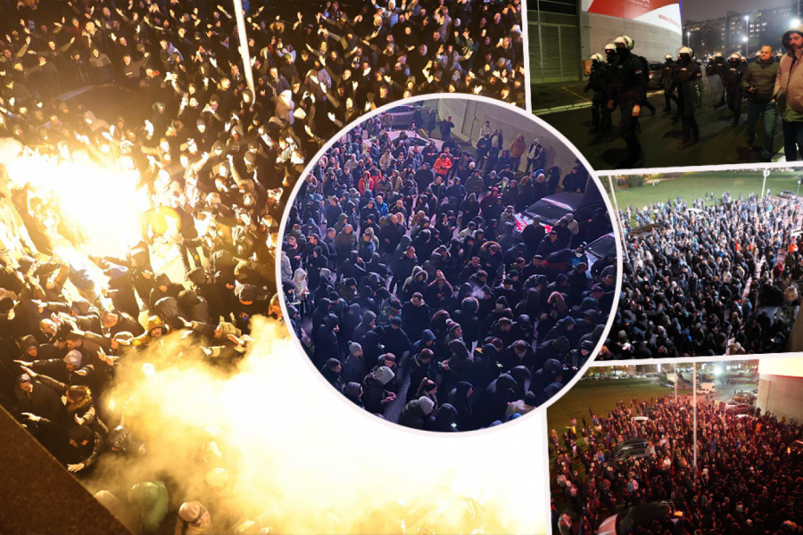 HAOS ISPRED ARENE! Navijači probili kordon, prekinut trening Partizana, policija u dvorani! NE DAJU ŽELJKA, DERU SE: "IZLAZITE NAPOLJE"! (FOTO, VIDEO)(VIDEO/FOTO GALERIJA)