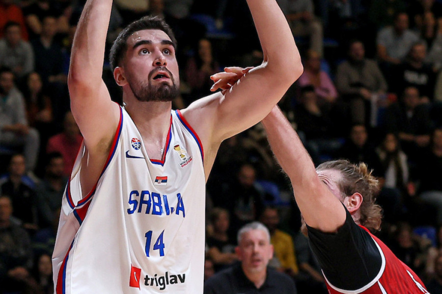 DOMINACIJA SE NASTAVLJA: Junak reprezentacije Srbije Dušan Ristić upisao još jedan dabl-dabl