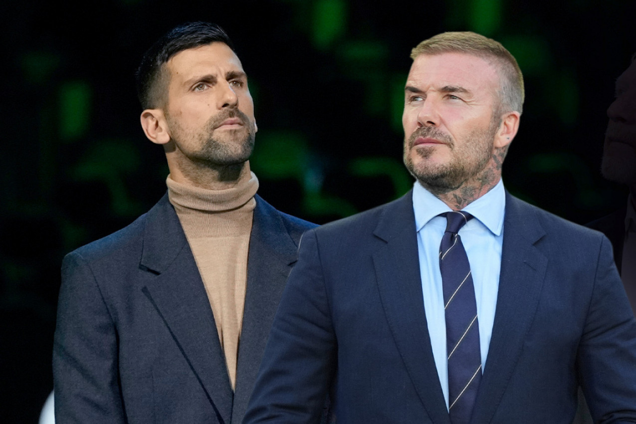 ĐOKOVIĆ I BEKAM UFOTKANI ZAJEDNO: Šta to rade fudbalska i teniska legenda usred pustinje? (FOTO)