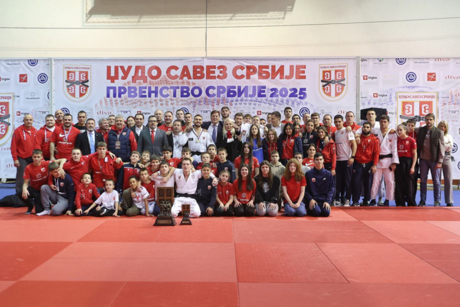 DŽUDISTI CRVENE ZVEZDE APSOLUTNI VLADARI SUPERLIGE SRBIJE