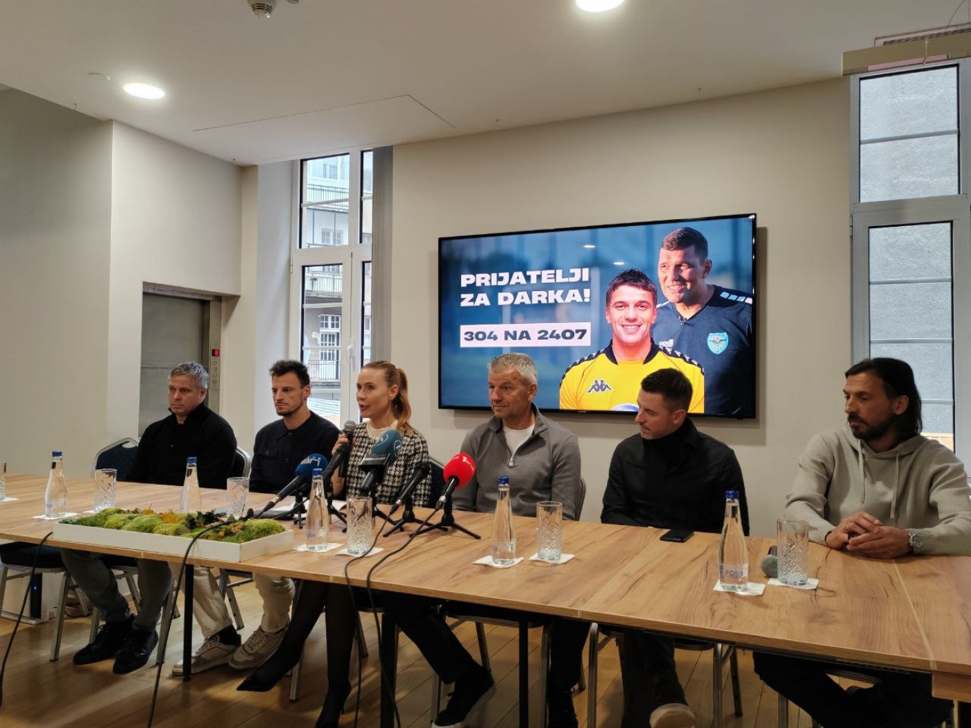 Najava humanitarne utakmice "Prijatelji za Darka Božovića"