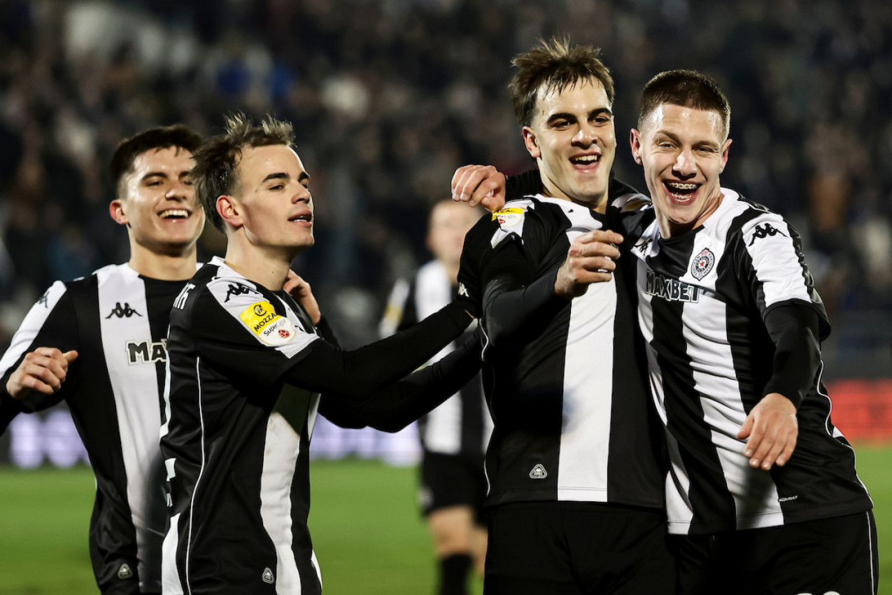 MILOŠEVIĆ I UGREŠIĆ "ZAPALILI" GROBARE! Partizan u roku od tri minuta do DVA GOLA!