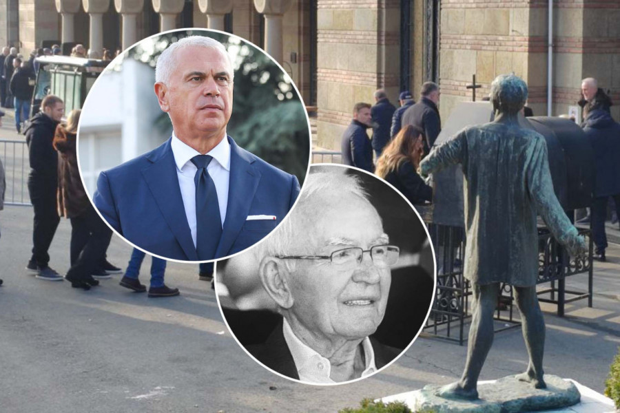 SAHRANA OCA ZVEZDANA TERZIĆA: Miloje došao među prvima, tu je i legendarni trener Partizana! (FOTO-GALERIJA)