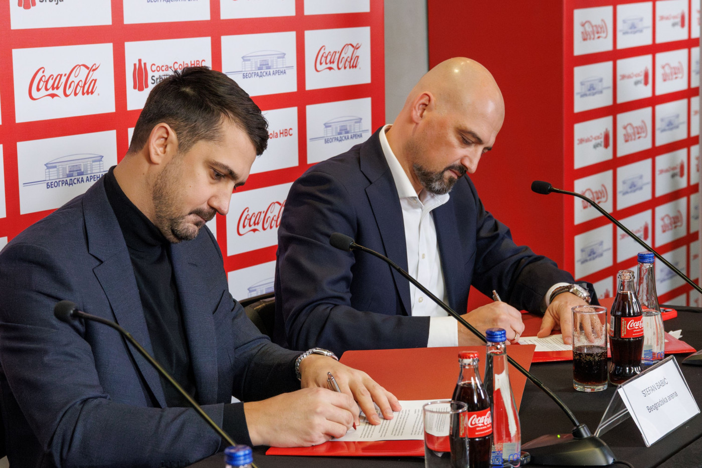 Predstavnici Beogradske arene i Coca Cola o dogovorenom partnerstvu