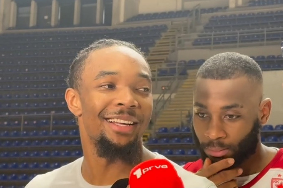 KODI ASISTIRAO GREJEMU NA NEVEROVATAN NAČIN: Košarkaši Zvezde napravili šou na trreningu (VIDEO)