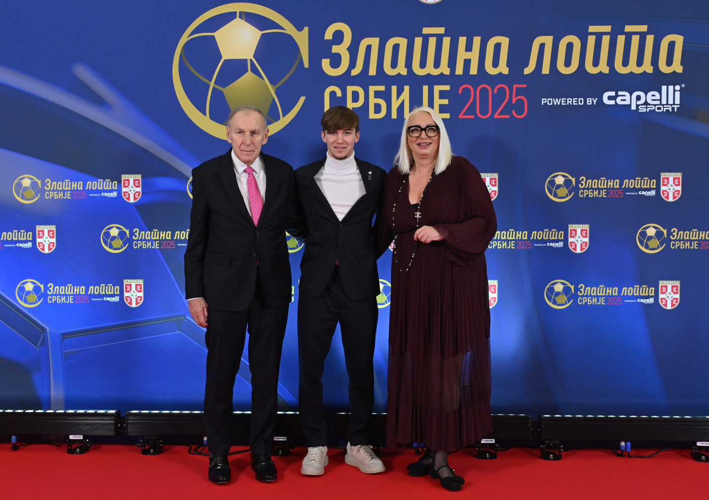 Dragan Džajić na dodeli Zlatne lopte FSS