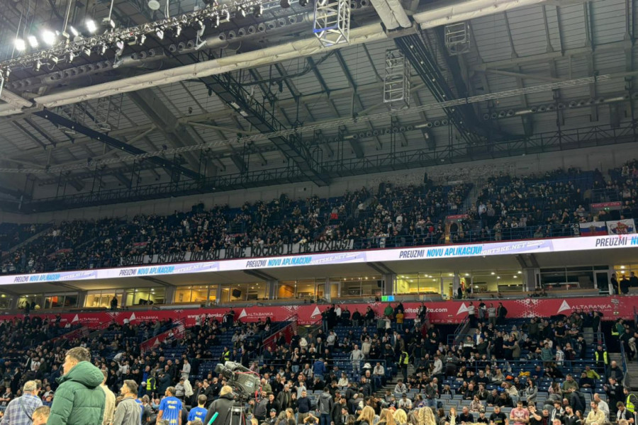 OVO SE DUGO NIJE DESILO: Pogledajte koliko je grobara stiglo u Arenu pred meč sa Makabijem! (VIDEO)