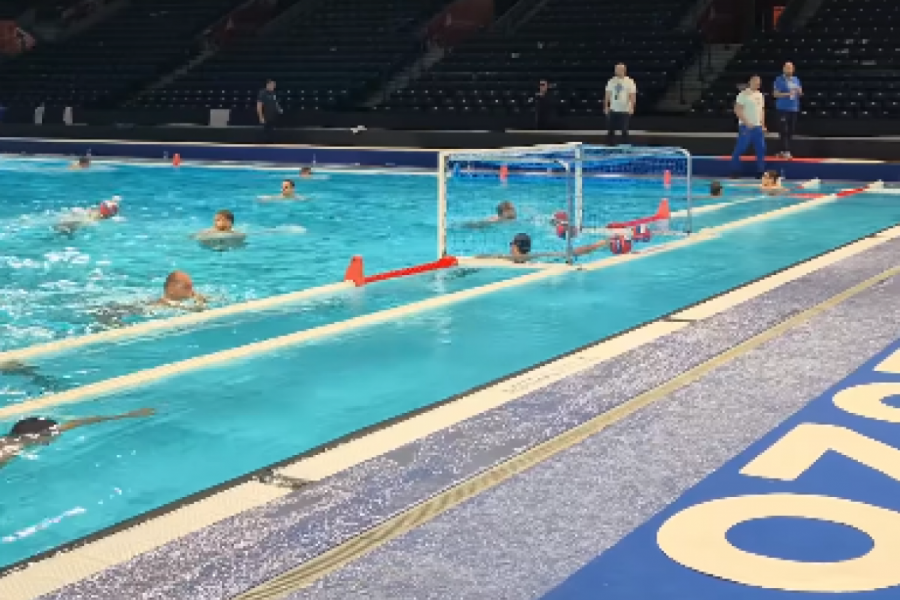 SVE JE SPREMNO ZA EP! Srpski vaterpolisti isprobali bazen u Beogradskoj areni (VIDEO)